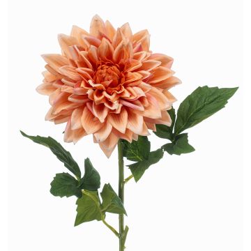 Artificial dahlia ZELRAN, apricot, 70cm, Ø15cm