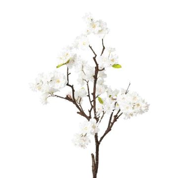 Decorative Japanese flowering cherry branch VRELTA with flowers, white, 33"/85cm Decorative Japanese flowering cherry branch VRELTA with flowers, white, 33"/85cm