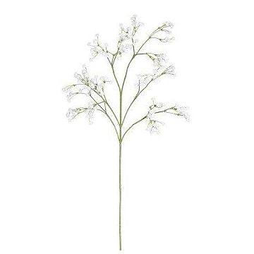 Decorative branch Gypsophila CECILIA, white, 24"/60cm