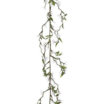 Artificial flower garland Jasmine VINDOR, white, 6ft/180cm Artificial flower garland Jasmine VINDOR, white, 6ft/180cm