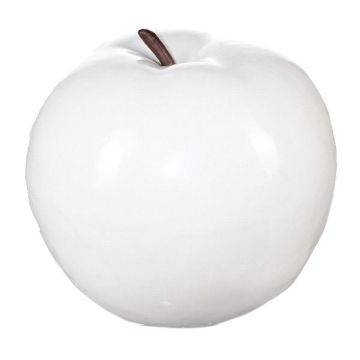 Artificial fruit Apple RAVIDA, white, 5.5"/14cm Artificial fruit Apple RAVIDA, white, 5.5"/14cm