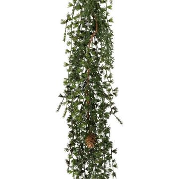 Decorative hanging plant larch WODRI, spike, cones, green, 4ft/125cm Decorative hanging plant larch WODRI, spike, cones, green, 4ft/125cm