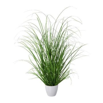 Artificial grass Pennisetum KIVRA in decorative pot, green, 24"/60cm