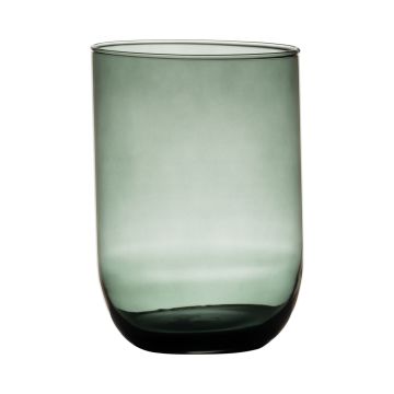 Glass vase MARISA, grey-clear, 8"/20cm, Ø5.5"/14cm Glass vase MARISA, grey-clear, 8"/20cm, Ø5.5"/14cm