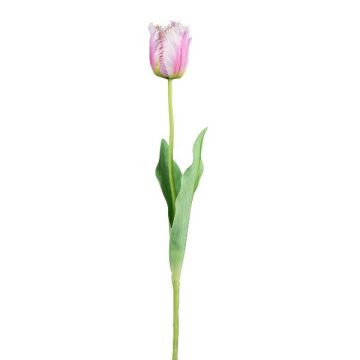 Artificial flower Parrot tulip SOLAL, pink, 26"/65cm