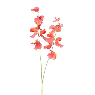 Artificial branch Lathyrus latifolius TERRAT, salmon, 3ft/90cm