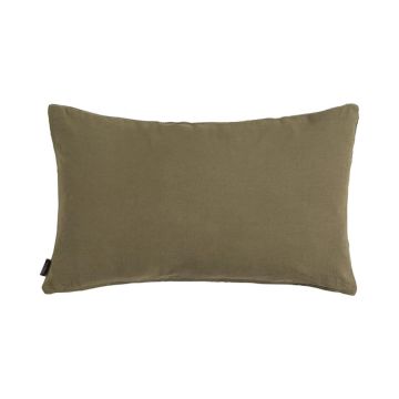 Canvas cushion KALUA, olive green, 20"x12"/50x30cm Canvas cushion KALUA, olive green, 20"x12"/50x30cm