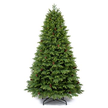 Artificial Christmas tree SKIEN SPEED with cones, 195cm, Ø120cm