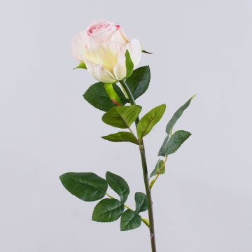 SUNJIK artificial rose, pink-cream, 75cm, Ø7cm