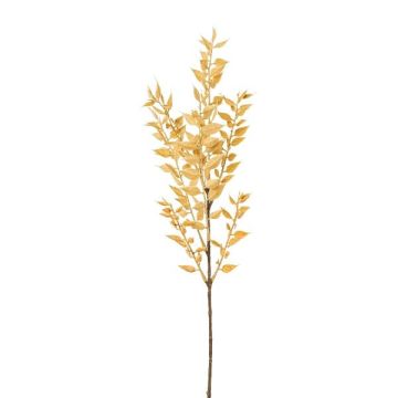 Artificial butcher's broom branch BLORKA, beige, 20"/50cm