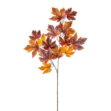 Artificial maple branch SNORVE, orange-brown, 35"/90cm Artificial maple branch SNORVE, orange-brown, 35"/90cm