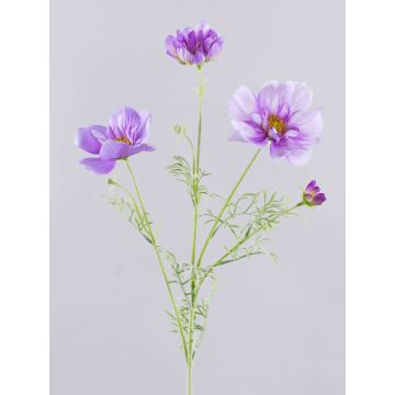 HIKJAN decorative branch with cosmos flowers, purple, 80cm