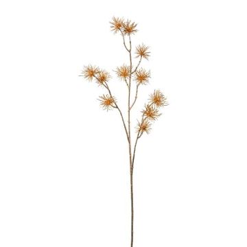 Decorative branch Witch hazel JOLTER with flowers, gold, 31"/80cm