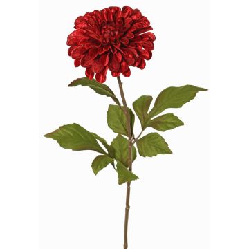 Velvet dahlia TINFAS, dark red, 24"/60cm, Ø5.1"/13cm