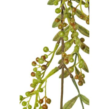 Artificial rowan branch JANNAH with berries, green, 4ft/130cm Artificial rowan branch JANNAH with berries, green, 4ft/130cm