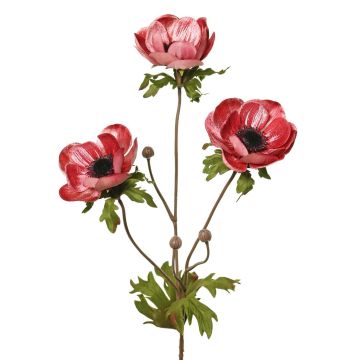 Velvet anemone branch WINFAS, mauve, 75cm, Ø9–11cm