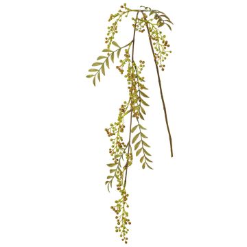Artificial rowan branch JANNAH with berries, green, 4ft/120cm Artificial rowan branch JANNAH with berries, green, 4ft/120cm