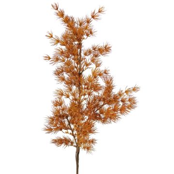 Artificial Asparagus umbellatus branch DIKERNO, orange-brown, 30"/75cm Artificial Asparagus umbellatus branch DIKERNO, orange-brown, 30"/75cm
