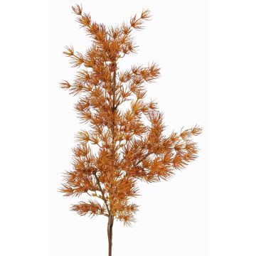 Artificial Asparagus umbellatus branch DIKERNO, orange-brown, 30"/75cm Artificial Asparagus umbellatus branch DIKERNO, orange-brown, 30"/75cm