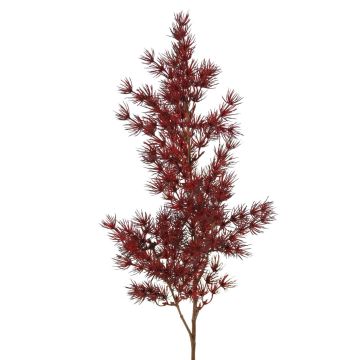 Artificial Asparagus umbellatus branch DIKERNO, burgundy, 30"/75cm Artificial Asparagus umbellatus branch DIKERNO, burgundy, 30"/75cm