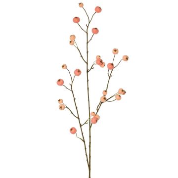 Artificial ornamental apple branch NONGIH with fruit, light pink, 35"/90cm Artificial ornamental apple branch NONGIH with fruit, light pink, 35"/90cm