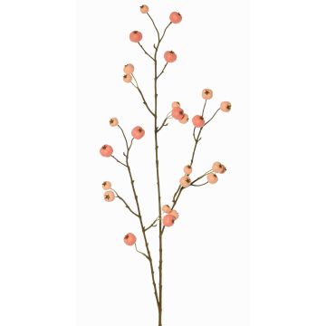 Artificial ornamental apple branch NONGIH with fruit, light pink, 35"/90cm Artificial ornamental apple branch NONGIH with fruit, light pink, 35"/90cm