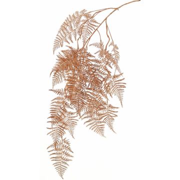 Decorative Asparagus plumosus branch MELFHY, hanging, metallic copper, 4ft/130cm Decorative Asparagus plumosus branch MELFHY, hanging, metallic copper, 4ft/130cm