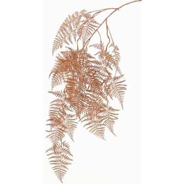 Decorative Asparagus plumosus branch MELFHY, hanging, metallic copper, 4ft/130cm Decorative Asparagus plumosus branch MELFHY, hanging, metallic copper, 4ft/130cm