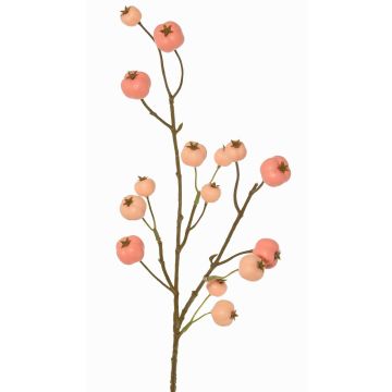 Artificial ornamental apple branch NONGIH with fruit, light pink, 24"/60cm Artificial ornamental apple branch NONGIH with fruit, light pink, 24"/60cm