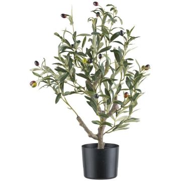 Decorative tree Olive tree OUSEM with fruits, artificial stem, 28"/70cm Decorative tree Olive tree OUSEM with fruits, artificial stem, 28"/70cm