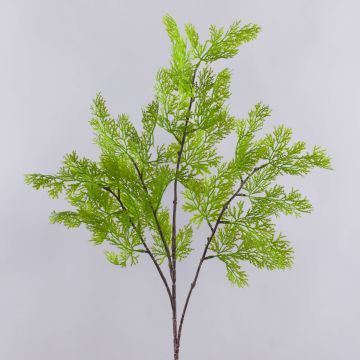 Decorative thuja branch BIRLAF, green-yellow, 85cm