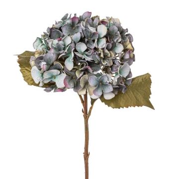 Artificial flower Hydrangea TESSENCE, blue, 18"/45cm