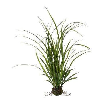 Artificial grass Reed JOLPA in a soil ball, green, 22"/55cm