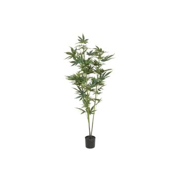 Artificial hemp plant ZOJA, green, 4ft/120cm Artificial hemp plant ZOJA, green, 4ft/120cm