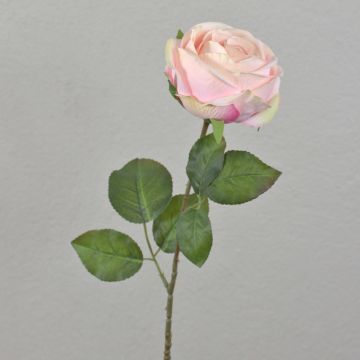 Artificial rose FINAKAS, pink, 65cm, Ø9cm