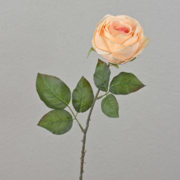 FINAKAS artificial rose, apricot, 65 cm, Ø9 cm
