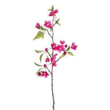 Artificial pear blossom branch SLOFEN with flowers, cerise, 22"/55cm Artificial pear blossom branch SLOFEN with flowers, cerise, 22"/55cm
