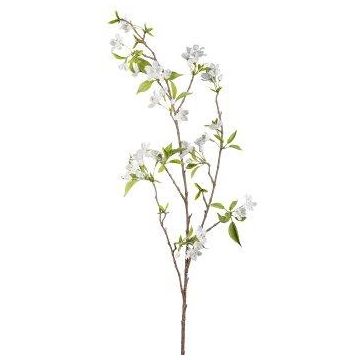 Artificial pear blossom branch SLOFEN with blossoms, white, 4ft/115cm Artificial pear blossom branch SLOFEN with blossoms, white, 4ft/115cm