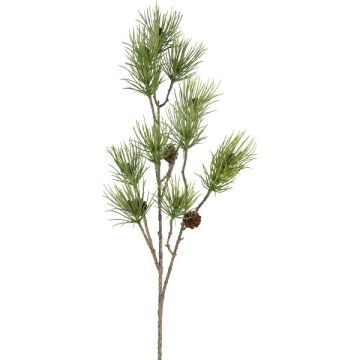 Artificial pine branch GRALTO with cones, green, 33"/85cm Artificial pine branch GRALTO with cones, green, 33"/85cm