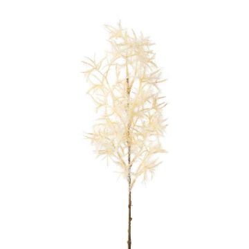 Artificial branch Cotinus coggygria SLANDE with flowers, cream, 18"/45cm