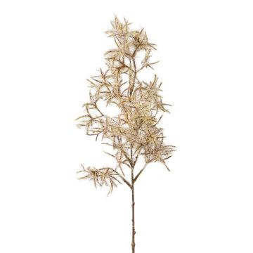 Artificial branch Cotinus coggygria SLANDE with flowers, grey, 18"/45cm