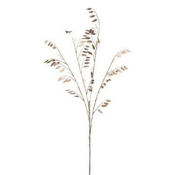 Decorative branch Quaking grass RILMA, gold, 3ft/100cm