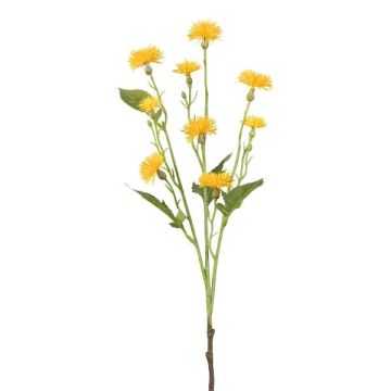 Artificial branch of cornflower KIRVEL, yellow, 22"/55cm Artificial branch of cornflower KIRVEL, yellow, 22"/55cm
