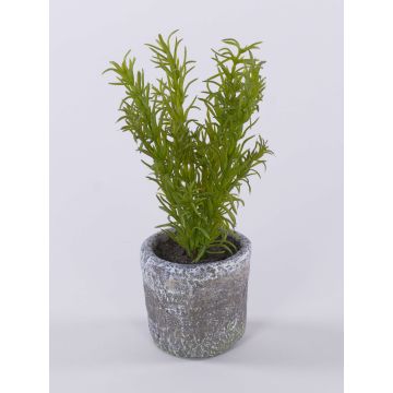 Artificial rosemary POLINDA in a decorative pot, green, 10"/26cm