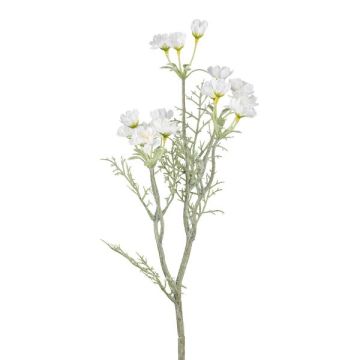 Artificial branch Marguerite PALVON, white, 22"/55cm