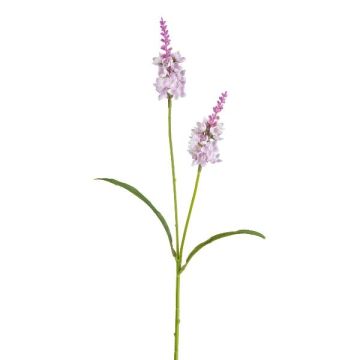 Artificial sage branch LOHFER, pink, 26"/65cm