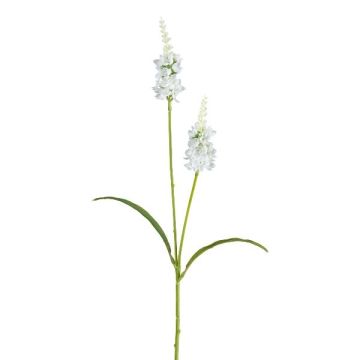 Artificial sage sprig LOHFER, white, 26"/65cm
