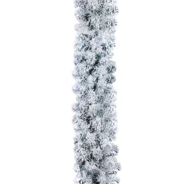 Artificial Fir Garland LARVIK, snow-covered, 270cm, Ø35cm