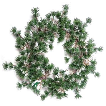 Artificial Larch wreath MYSEN, green, Ø16"/40cm Artificial Larch wreath MYSEN, green, Ø16"/40cm