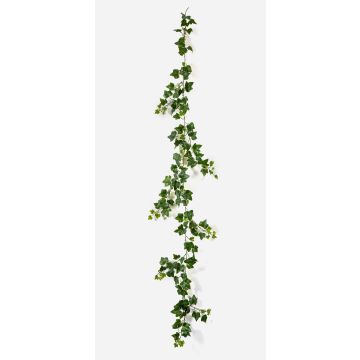 Artificial ivy garland LINNEO, crossdoor, green and white, 205 cm